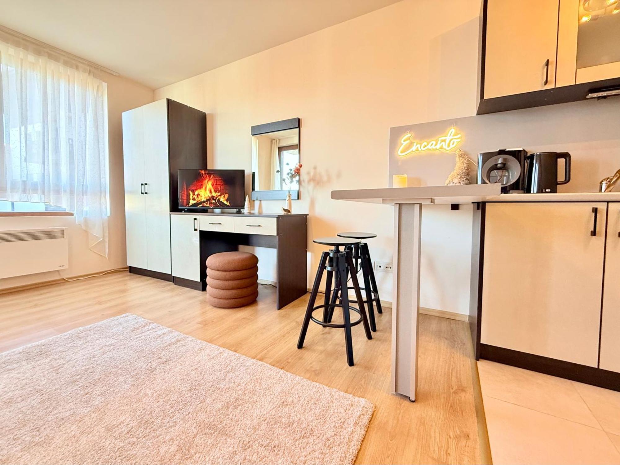 Encanto Cozy With Balcony And Stunning Mountain & Town View Bansko
